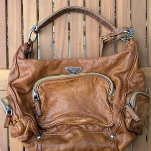 Prada Brown Leather Women's Bag